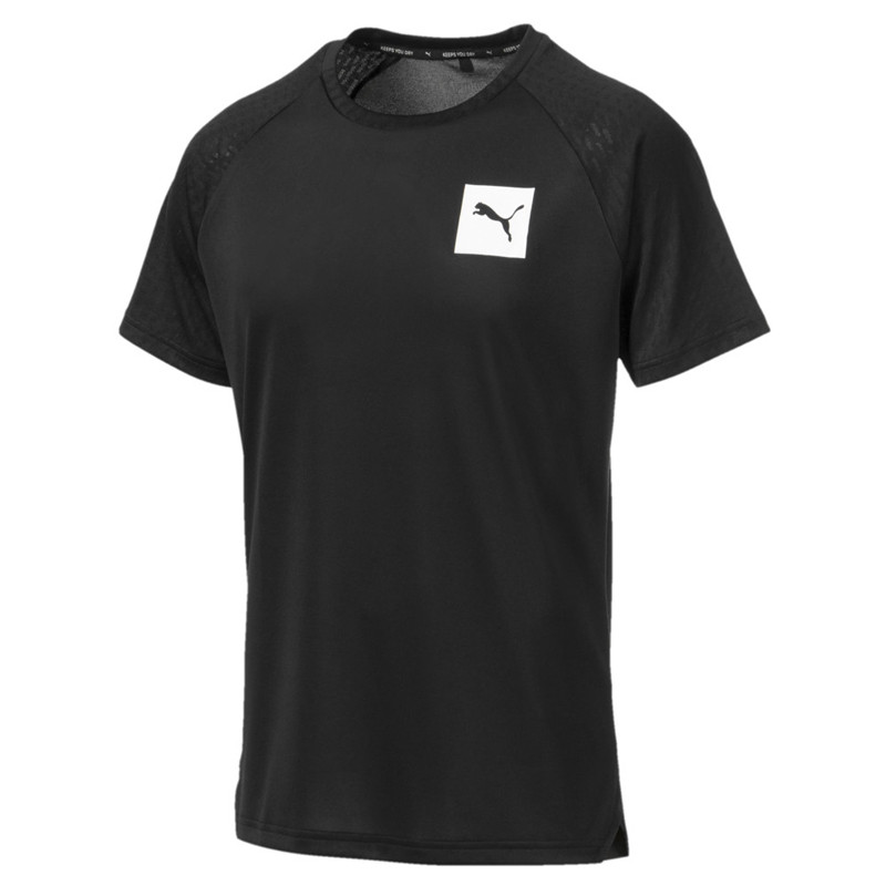 Jual Baju Training Puma Tec Sports Tee Black Original 580114 01 - v3.ncrsport.com